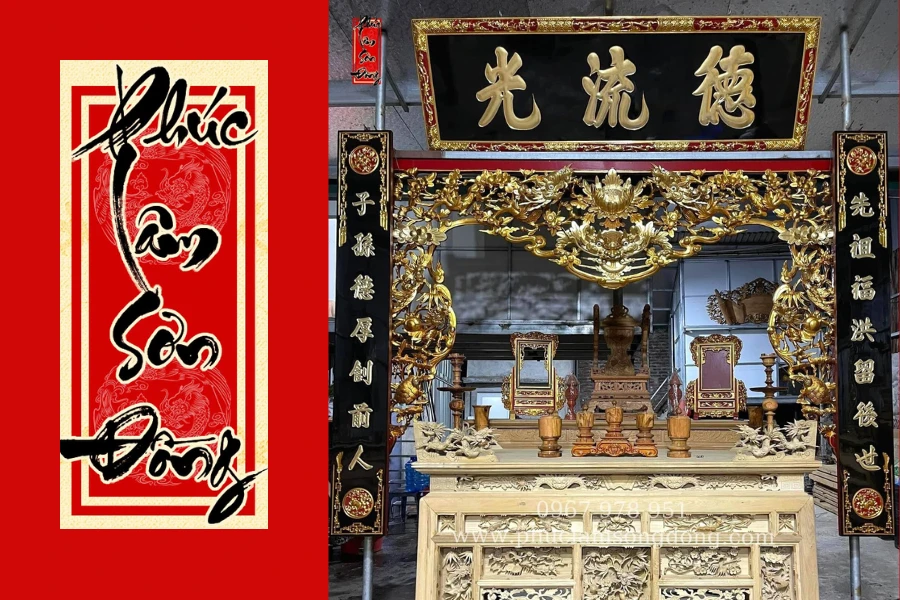 Hoành Phi – Câu Đối – Cửa Võng mẫu 8