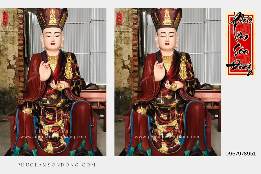 Tượng Đức Thánh Hiền Sơn Thếp