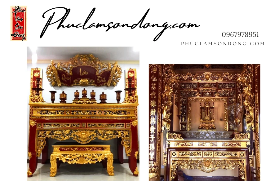Bàn thờ Án Gian Tứ Linh Hoá