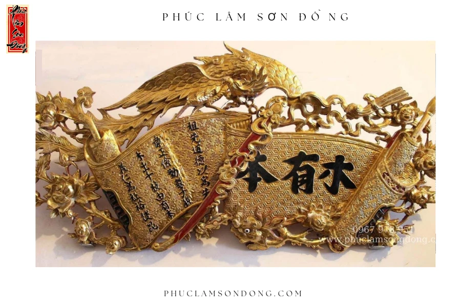 Châm Thư Chạm Rồng Hóa Mai – Chim Phượng Hoàng