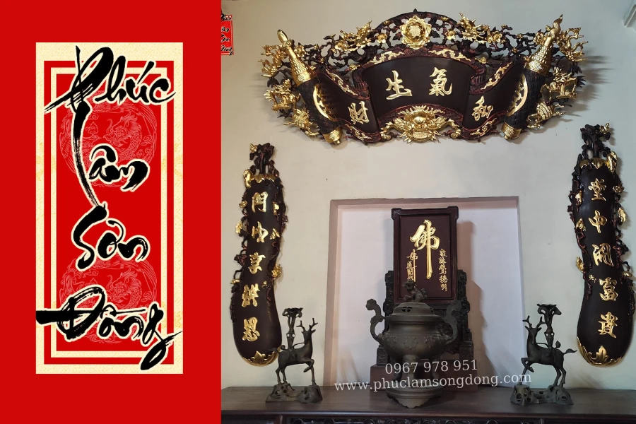Cuốn Thư – Câu Đối Quả Bầu