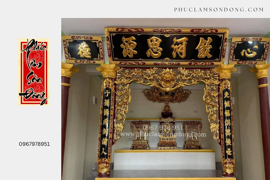 Hoành Phi – Câu Đối – Cửa Võng mẫu 6