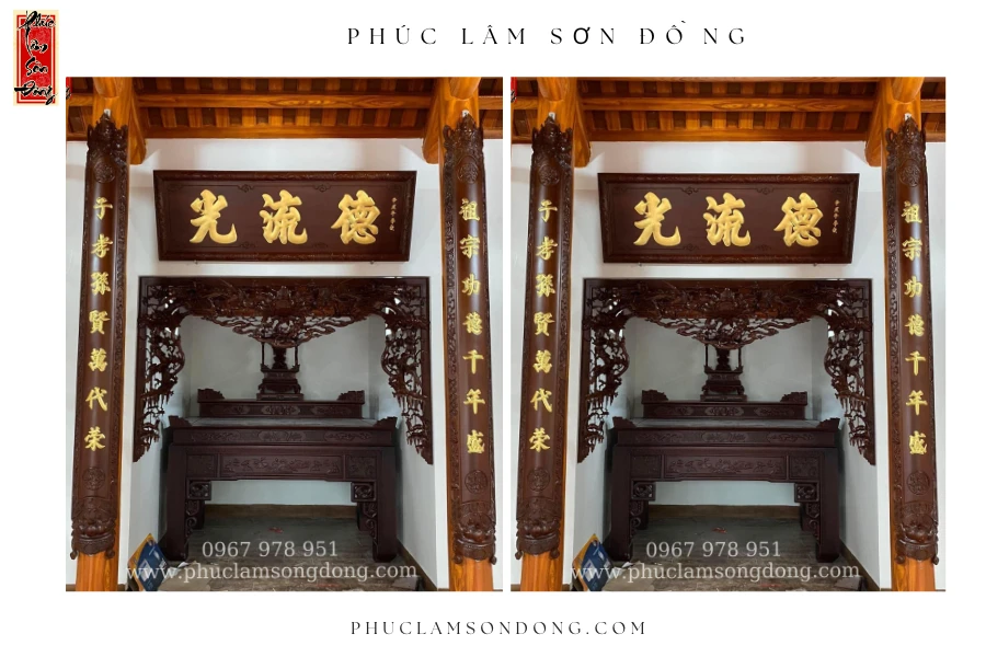 Hoành Phi – Câu Đối – Cửa Võng mẫu 9