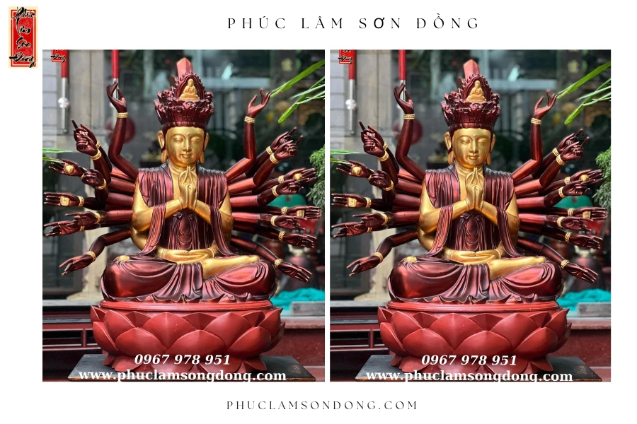 Tượng Bồ Tát Chuẩn Đề Sơn Thếp mẫu 01