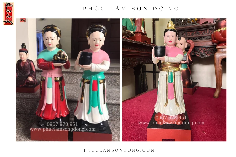 Tượng Cô Quỳnh Cô Quế
