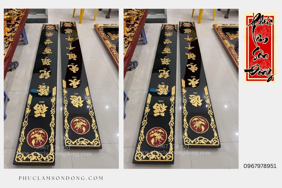 Câu Đối Nền Then