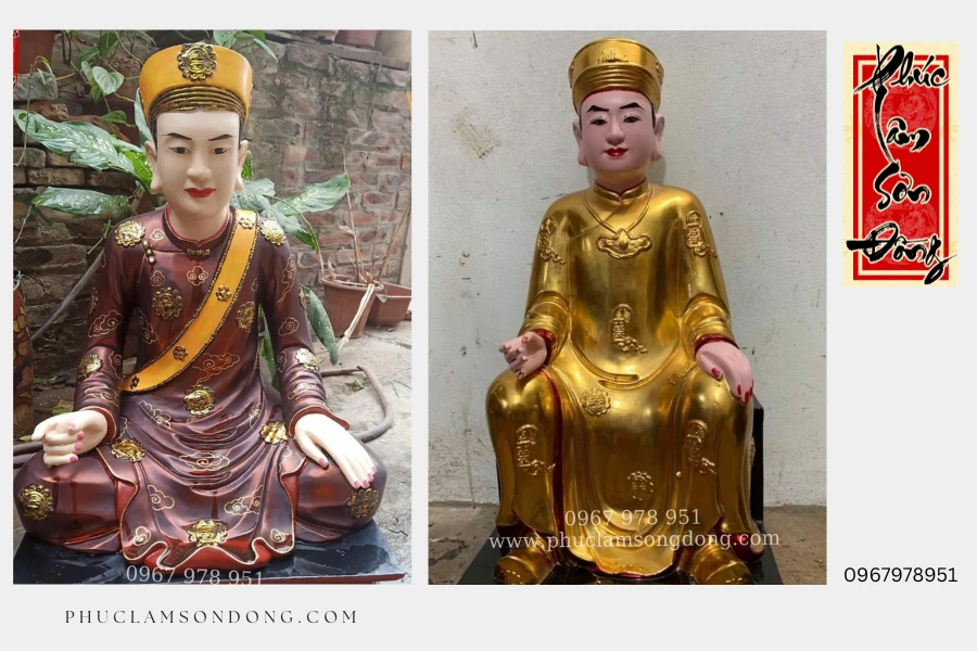 Tượng Ông Hoàng Mười Sơn Thếp tại Phúc Lâm
