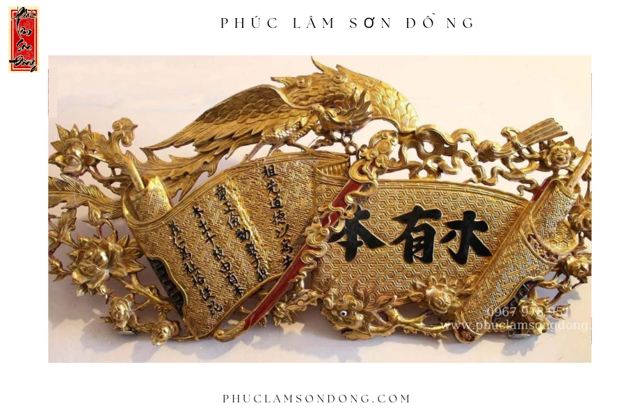 Châm Thư Chạm Rồng Hóa Mai – Chim Phượng Hoàng