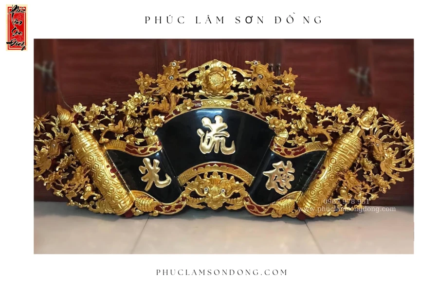 Top 7 mẫu Hoành Phi và Cuốn thư Đức Lưu Quang đẹp mắt tại Sơn Đồng