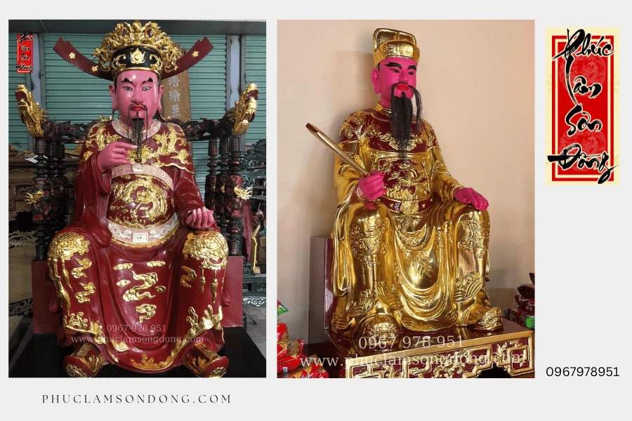 Top 8 tượng Tam Tứ Phủ phổ biến tại Sơn Đồng