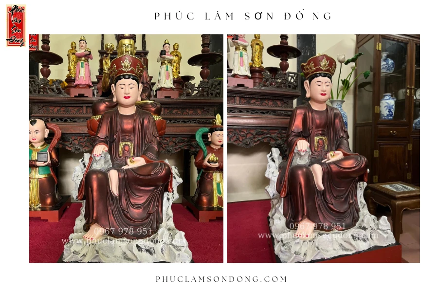 Tượng Quan Âm Toạ Sơn tại Phúc Lâm Sơn Đồng