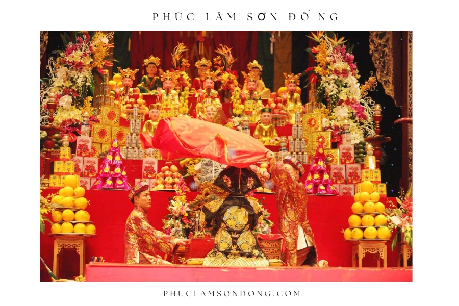 Những giá trị tinh thần trong tín ngưỡng thờ Mẫu của Việt Nam. 