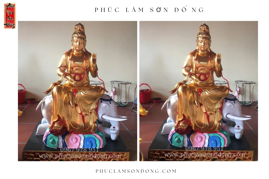 Tượng Phổ Hiền Bồ Tát tại Phúc Lâm Sơn Đồng