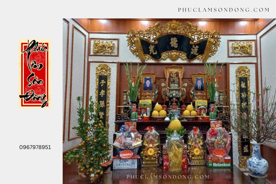 Bố trí bàn thờ gia tiên sao cho đúng cách?