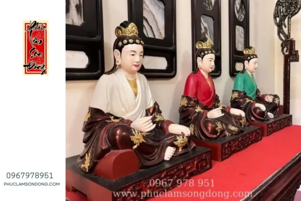 Tượng Mẫu gồm những ai Ý nghĩa của Tam Tòa Thánh Mẫu