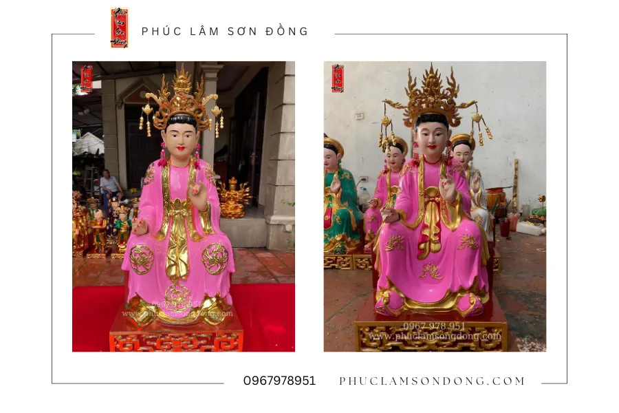 Tượng Cô Chín của Phúc Lâm Sơn Đồng