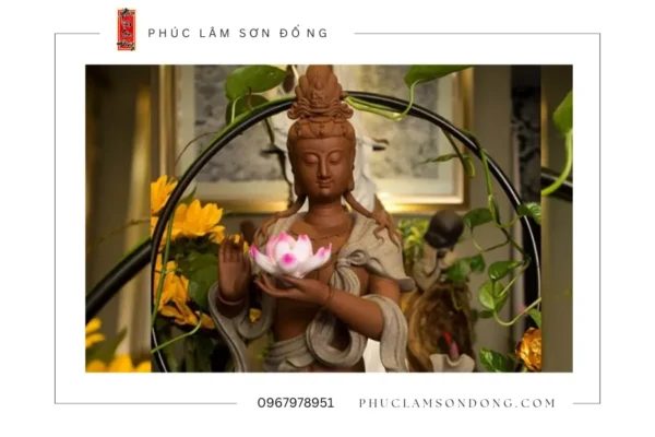 Thờ tượng Phật Bà Quan Âm