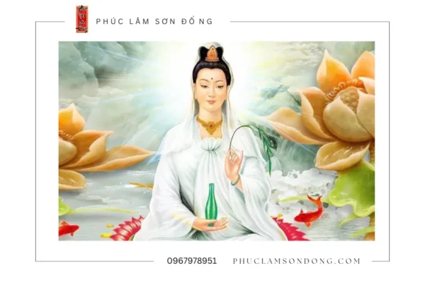 bình Cam lồ và nhành Dương liễu