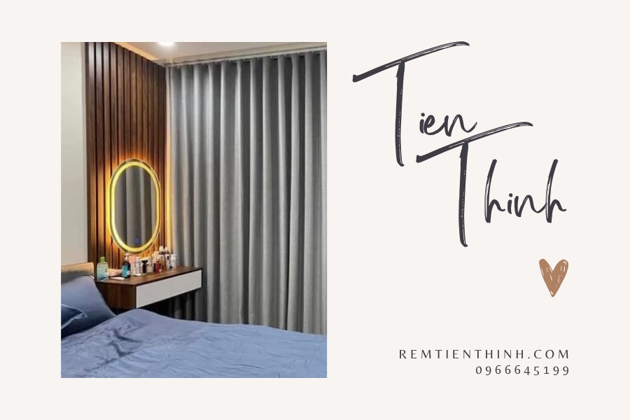 Rèm màu trung tính phù hợp với nhiều không gian khác nhau