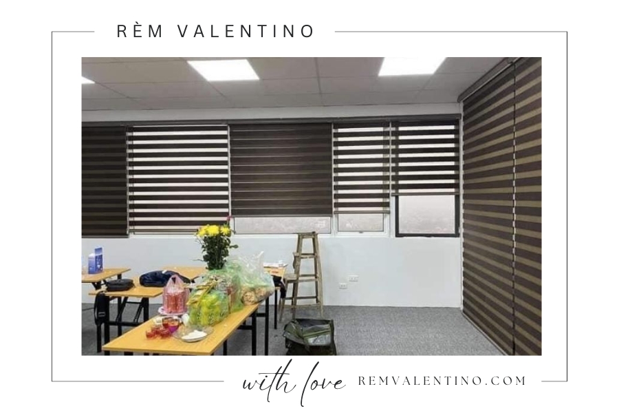 Rèm cầu vồng cho không gian công sở