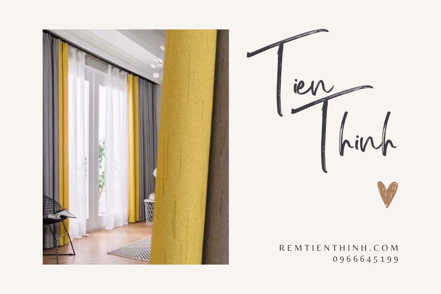 Kết hợp hài hòa các màu sắc để tạo mẫu rèm ấn tượng