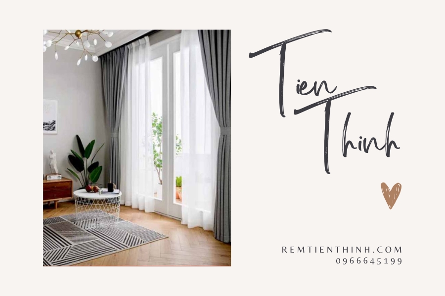 Rèm màu ghi - lựa chọn thông minh cho không gian