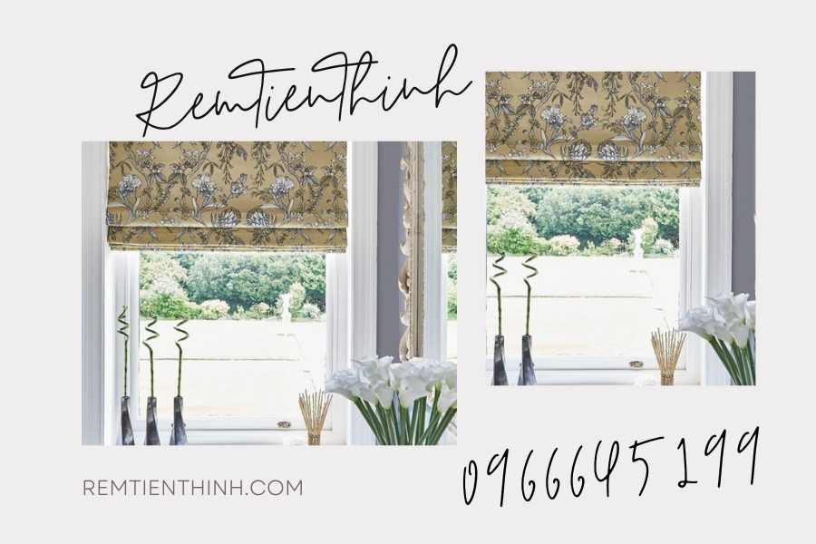 Rèm roman tiết kiệm diện tích tối đa