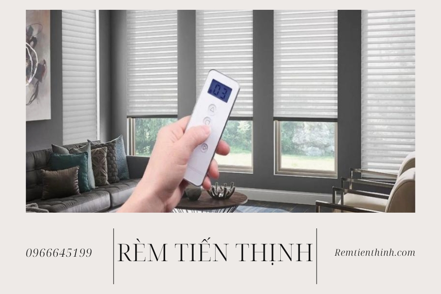 Rèm cửa thông minh có thể điều khiển từ xa