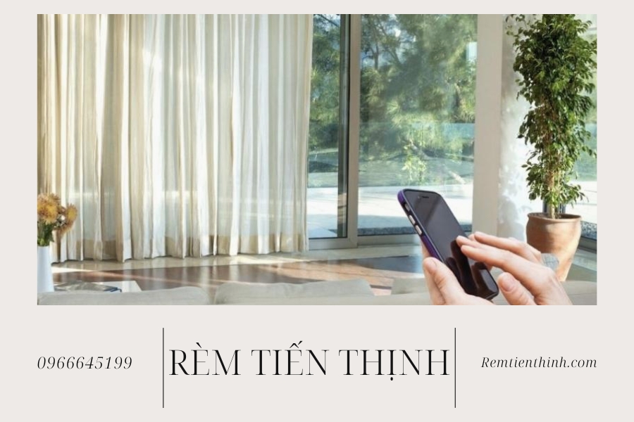 Rèm cửa thông minh tích hợp trợ lý ảo dễ dàng điều khiển