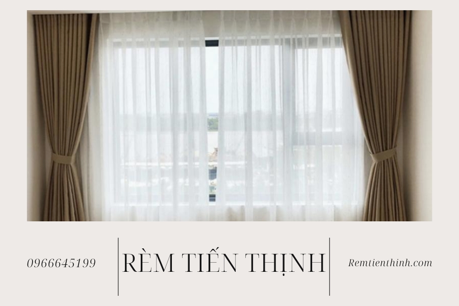 Rèm cửa thông minh bằng vải