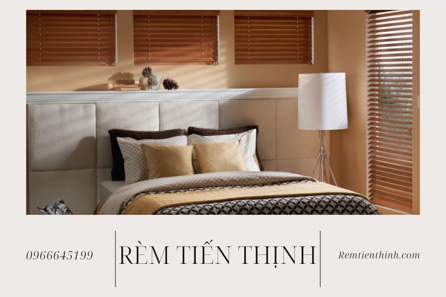 Khả năng che chắn của rèm gỗ phòng ngủ chung cư tốt