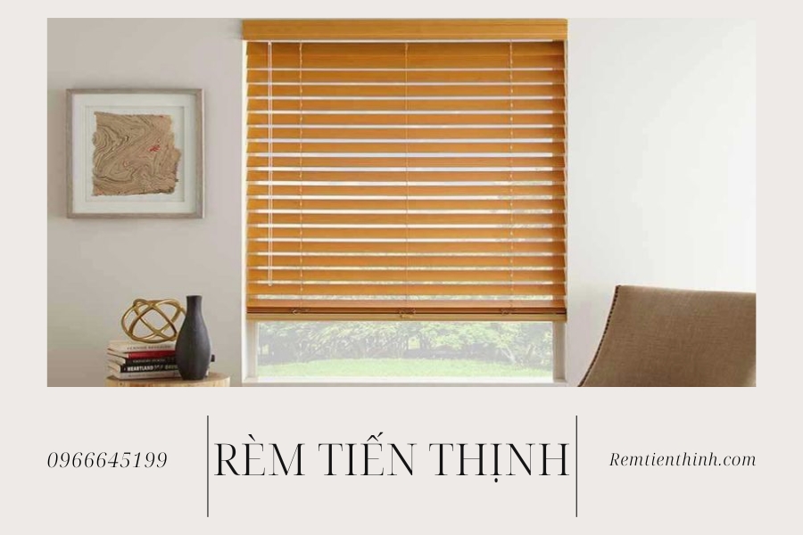 Rèm cửa Tiến Thịnh cung cấp rèm gỗ phòng ngủ chung cư chất lượng