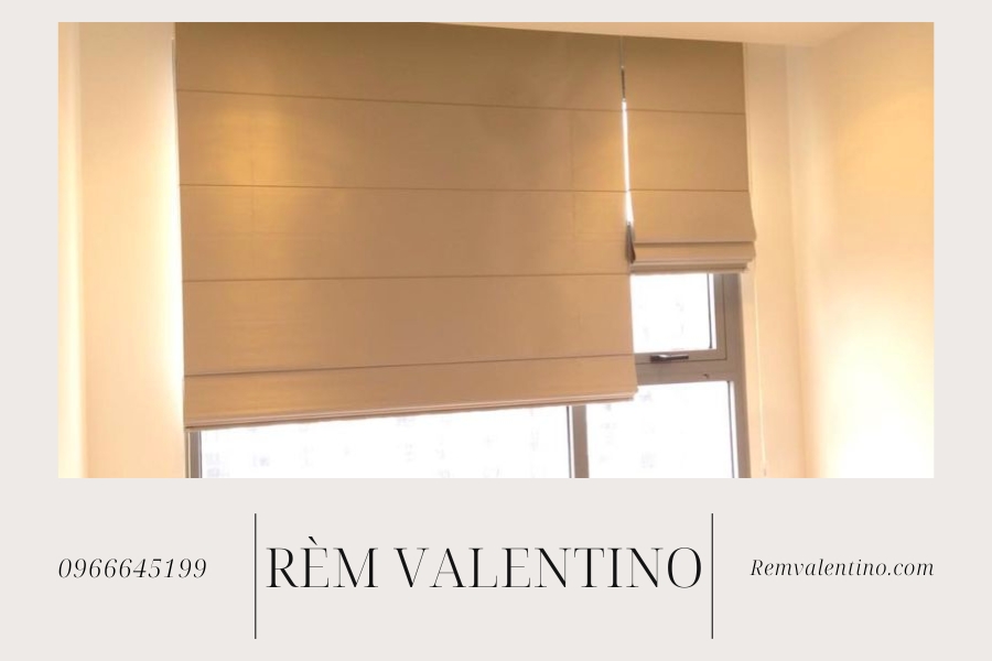 Rèm Roman phòng ngủ thường có màu trung tính