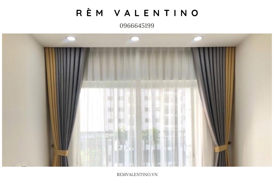 Rèm 2 lớp sang trọng