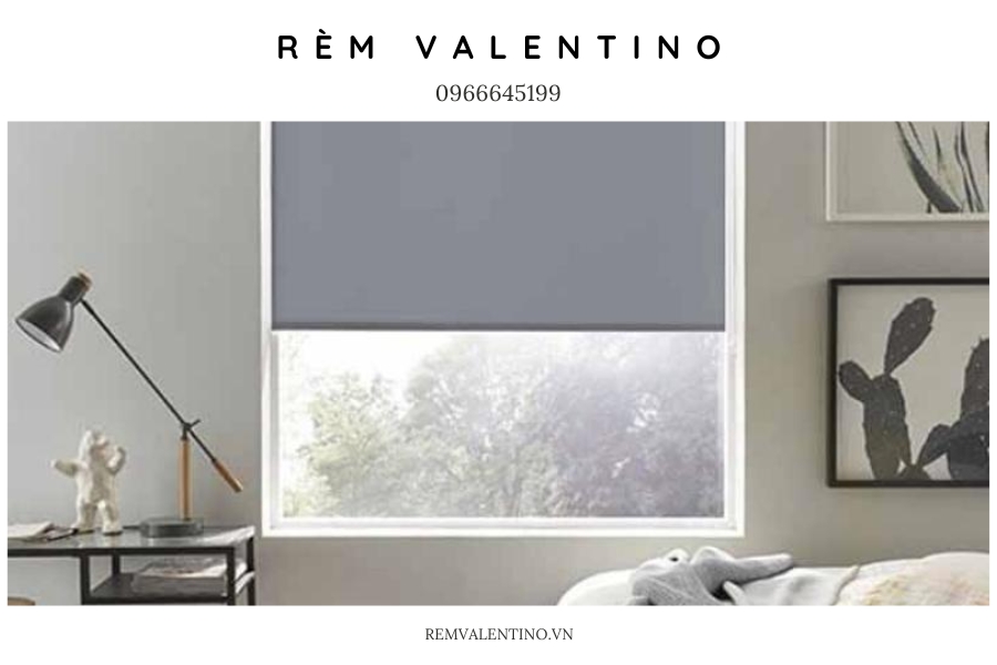 Rèm cuốn đơn giản nhưng rất sang trọng