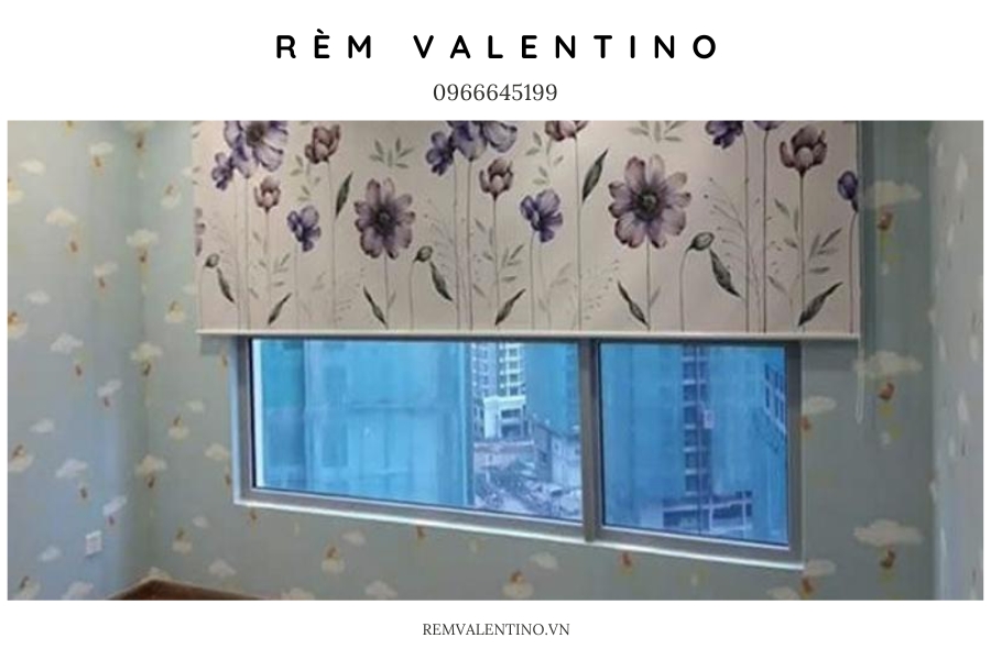 Rèm tranh với nhiều hình ảnh tăng vẻ đẹp không gian ngủ