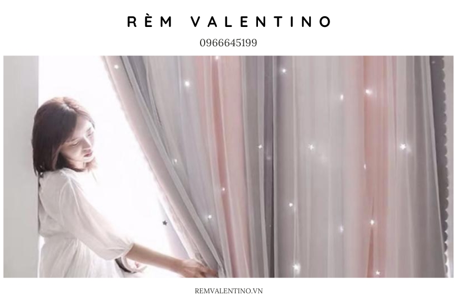 Thi công - Thiết kế - Lắp đặt Rèm cửa giá rẻ chất lượng cao tại Hà Nội: Rèm Valentino