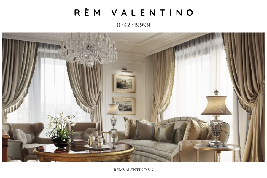 Thiết kế rèm tân cổ điển ấn tượng tại Rèm Tiến Thịnh