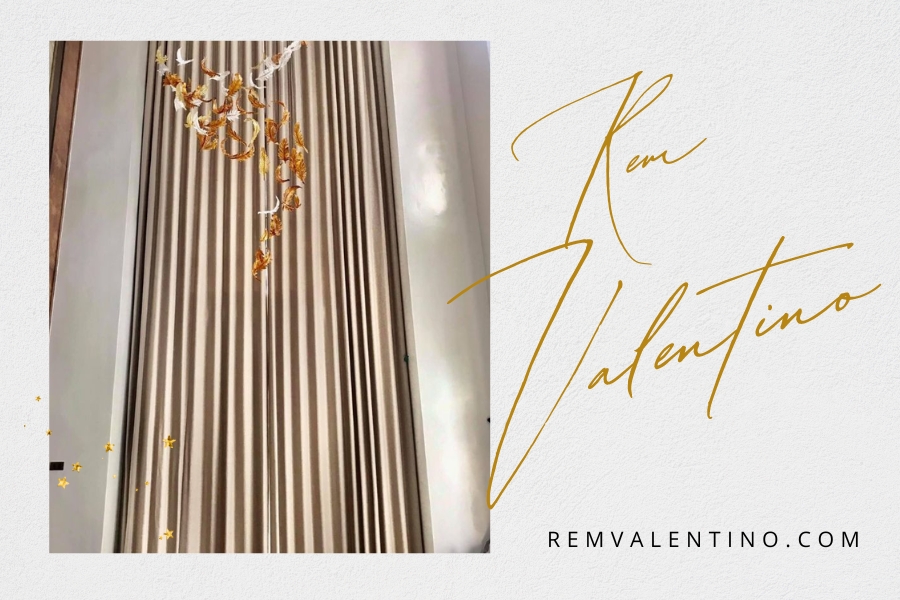 Mẫu rèm cửa dự án biệt thự Vinhomes Ocean Park nhà chú Đại