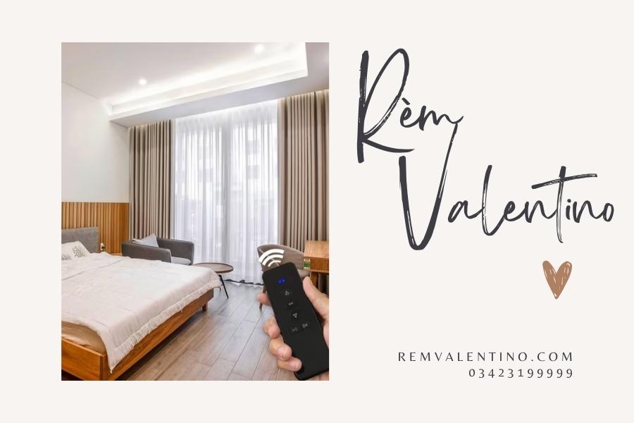Rèm cửa sổ phòng ngủ hiện đại tự động
