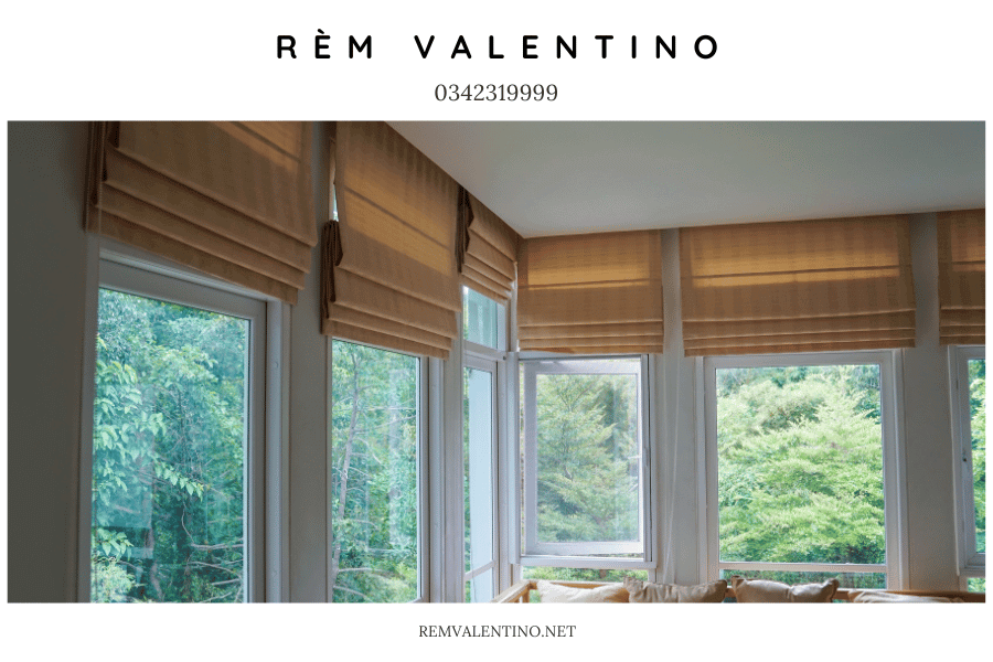 Mang đến cho bạn không gian sống đẳng cấp và sang trọng với Rèm Roman 