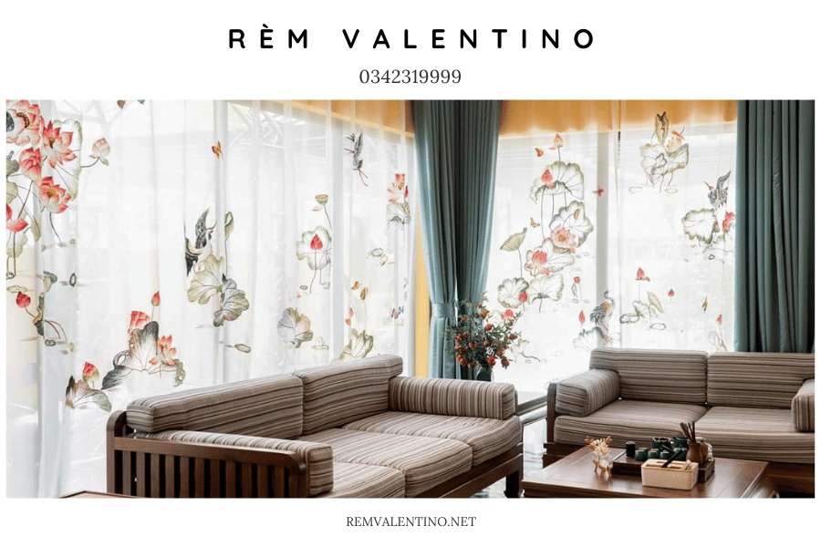 Mang nét truyền thống Việt Nam vào không gian sống với rèm thêu tay