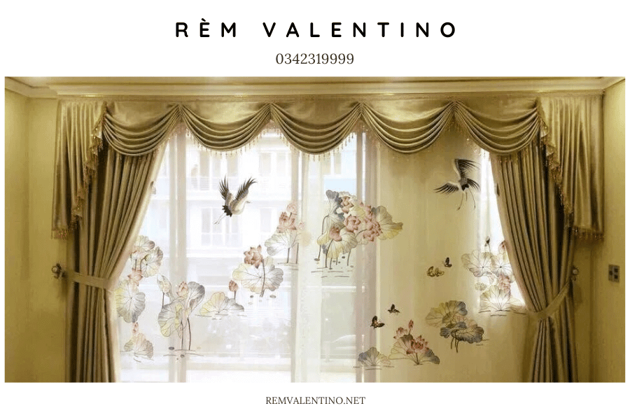 Khi nghệ thuật và rèm cửa hòa quyện thành một
