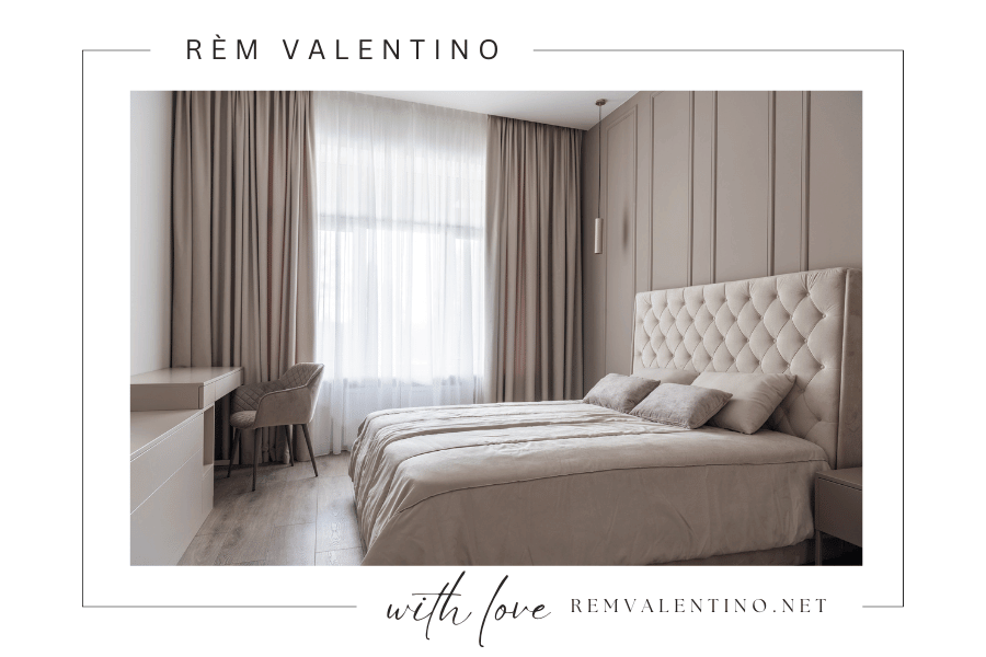 Sự kết hợp hoàn hảo giữa rèm cửa và tường trắng!