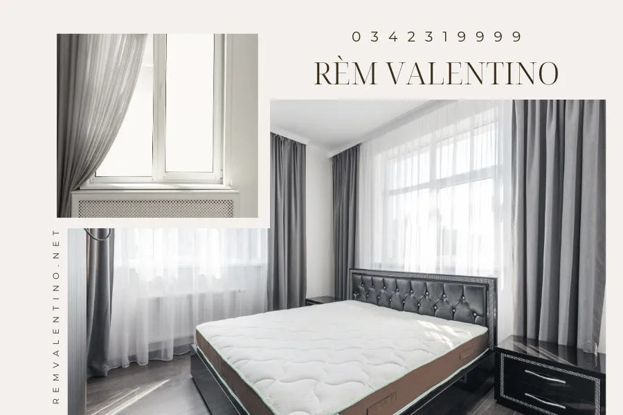 Chúng ta đều cần một góc riêng để thư thái và nghỉ ngơi. Hãy để rèm cửa phòng ngủ tạo nên không gian yên bình và tươi mới.