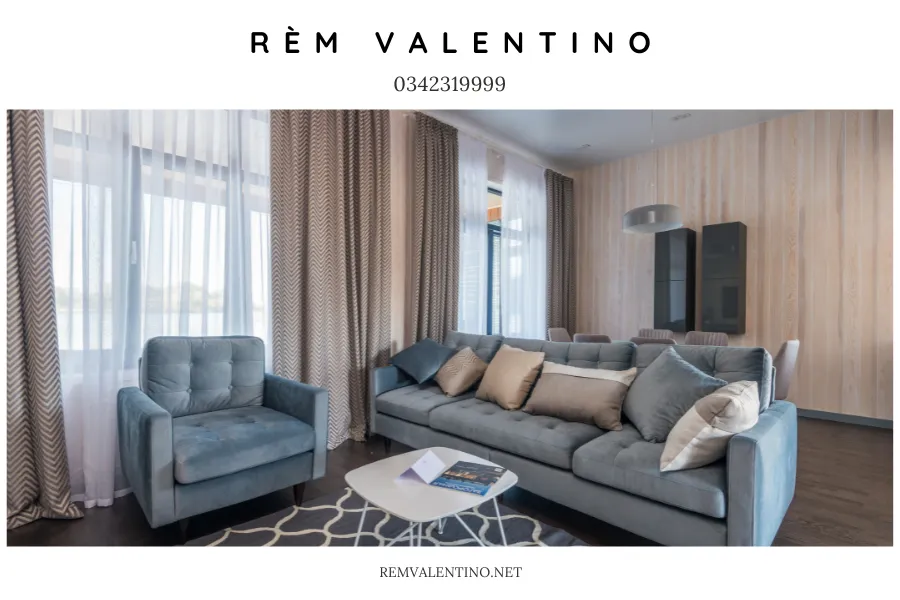 Bí quyết chọn rèm cửa cho phòng khách thêm sang trọng