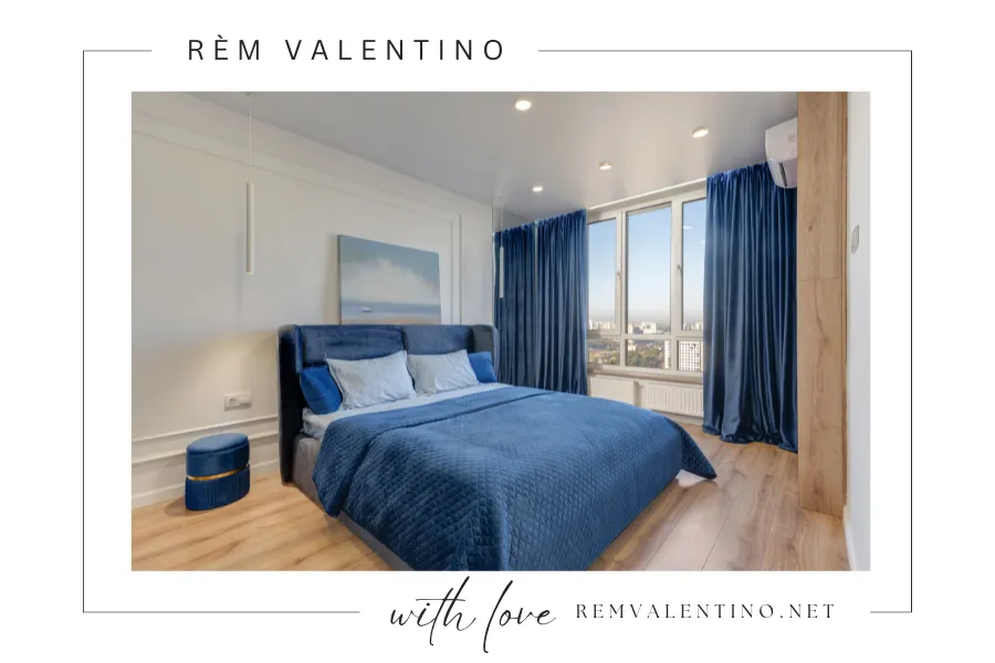 Không gian phòng ngủ độc đáo với rèm cửa tạo điểm nhấn. Không gian phòng ngủ độc đáo với rèm cửa tạo điểm nhấn.