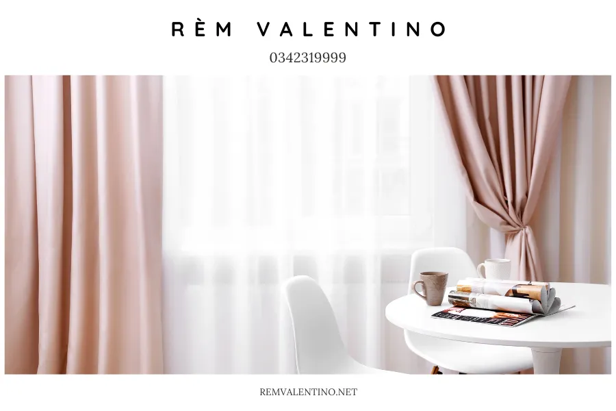 Sự nhẹ nhàng và mềm mại của rèm vải cotton, tạo nên không gian sống bình yên và thoải mái.