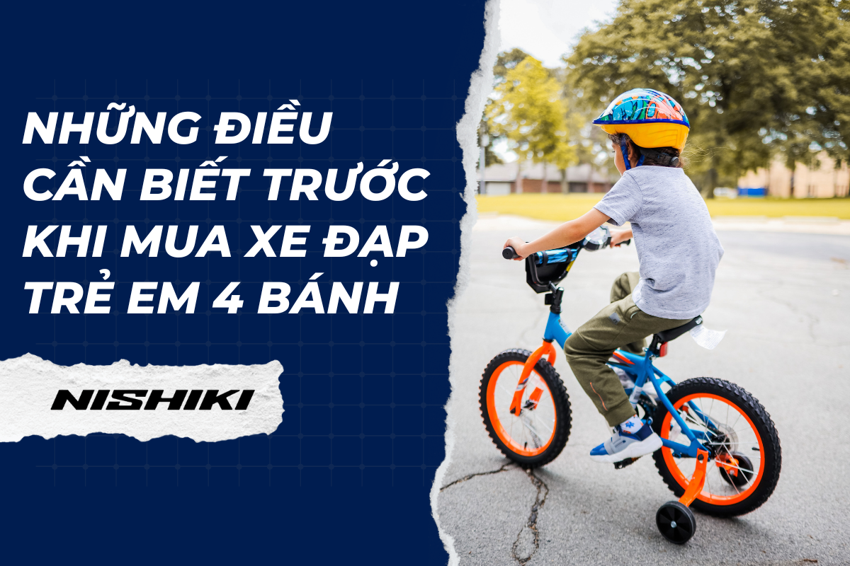 Những điều cần biết trước khi mua xe đạp trẻ em 4 bánh