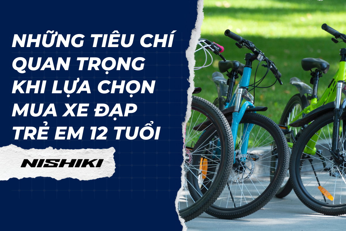 Những tiêu chí quan trọng khi lựa chọn mua xe đạp trẻ em 12 tuổi